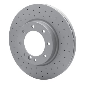 Mercedes-Benz G550 Brake Rotor (1) - Front - R1 Concepts - Drilled Carbon Alloy GeoMET - `17-`18